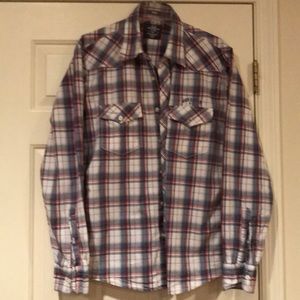 Men’s Fitted L Plaid shirt